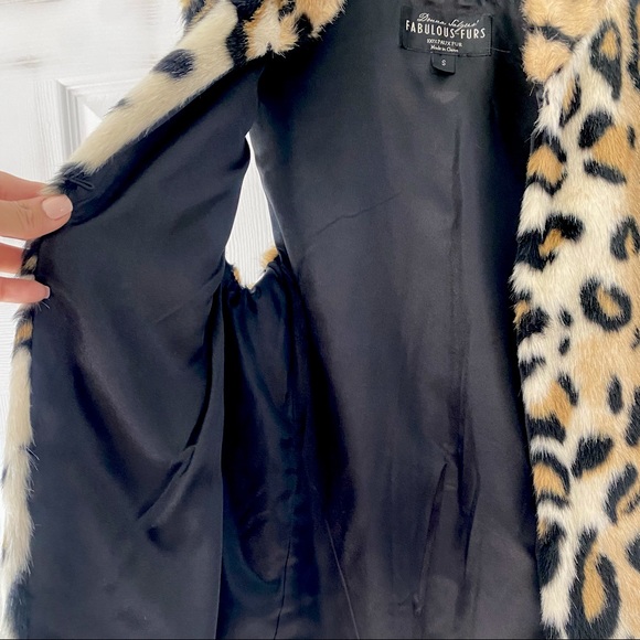 Faux Fur Vest Leopard Print - Picture 3 of 6